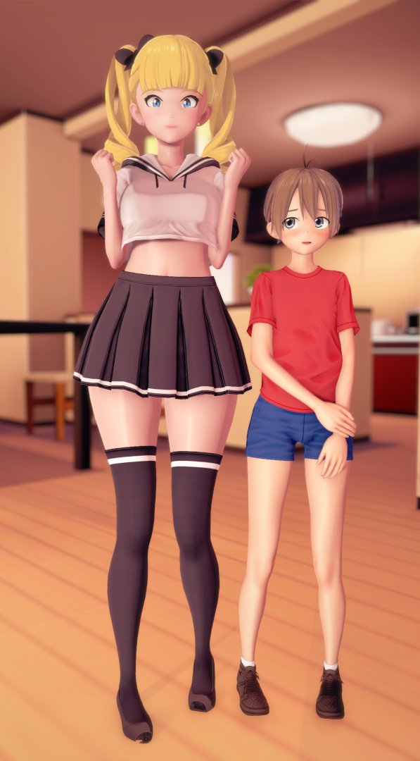 04 - Emiko and Kyosuke in 3D by Isa_Art08.jpg