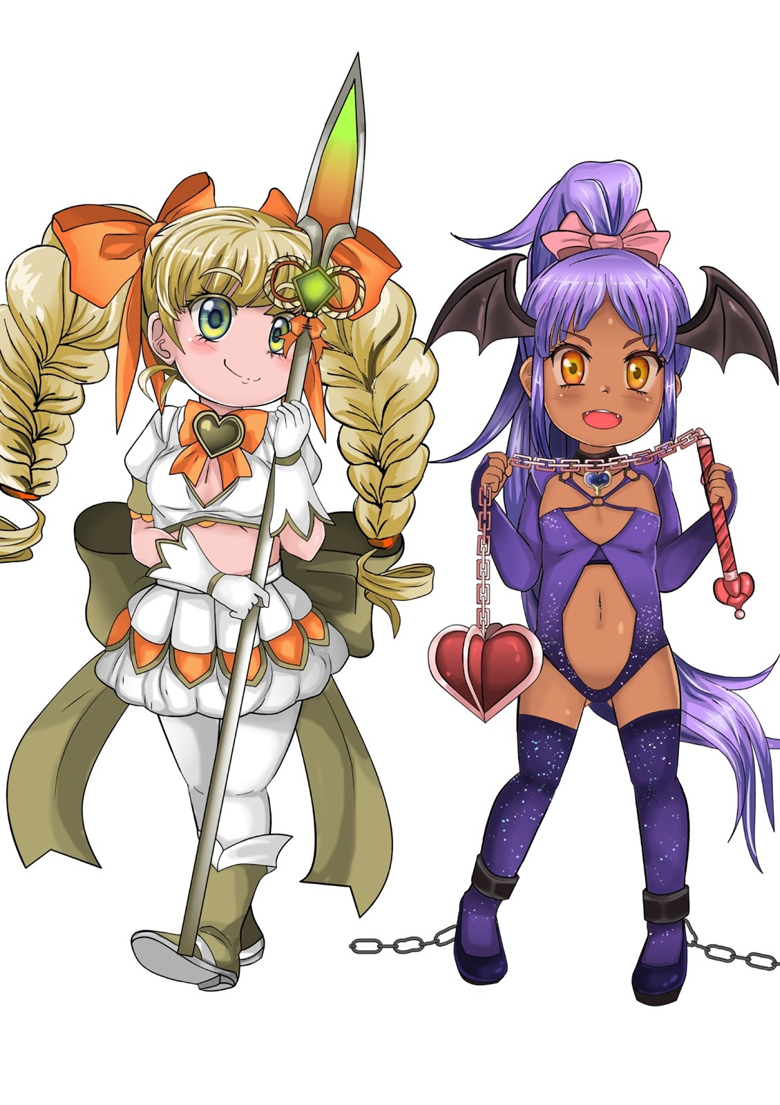 39 - Profile sheets for Cure Banshee and Madame Midnight - by Izuna Kazuki.jpg