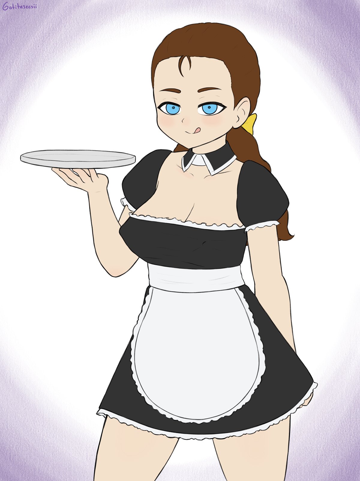 75 - Emikos sister Saori maid outfit - by gatitasecsii.jpg