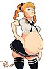 09 - Emiko ready to give birth - By Dr Fenson.jpg