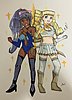 29 - Cure Banshee and her nemesis Madame Midnight - by Magaritake.jpg