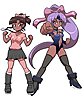 64 - Yuriko and her alter-ego Midnight by Zero-Q.jpg