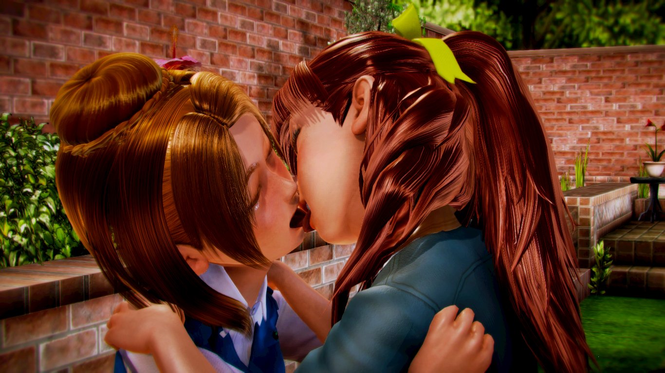 KiraHaru Yuri Kissing (TFOU) 001.jpg