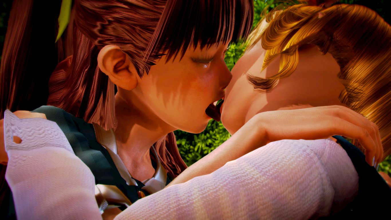 KiraHaru Yuri Kissing (TFOU) 011.jpg