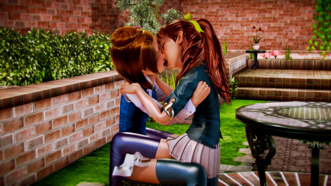 KiraHaru Yuri Kissing (TFOU) 021.jpg