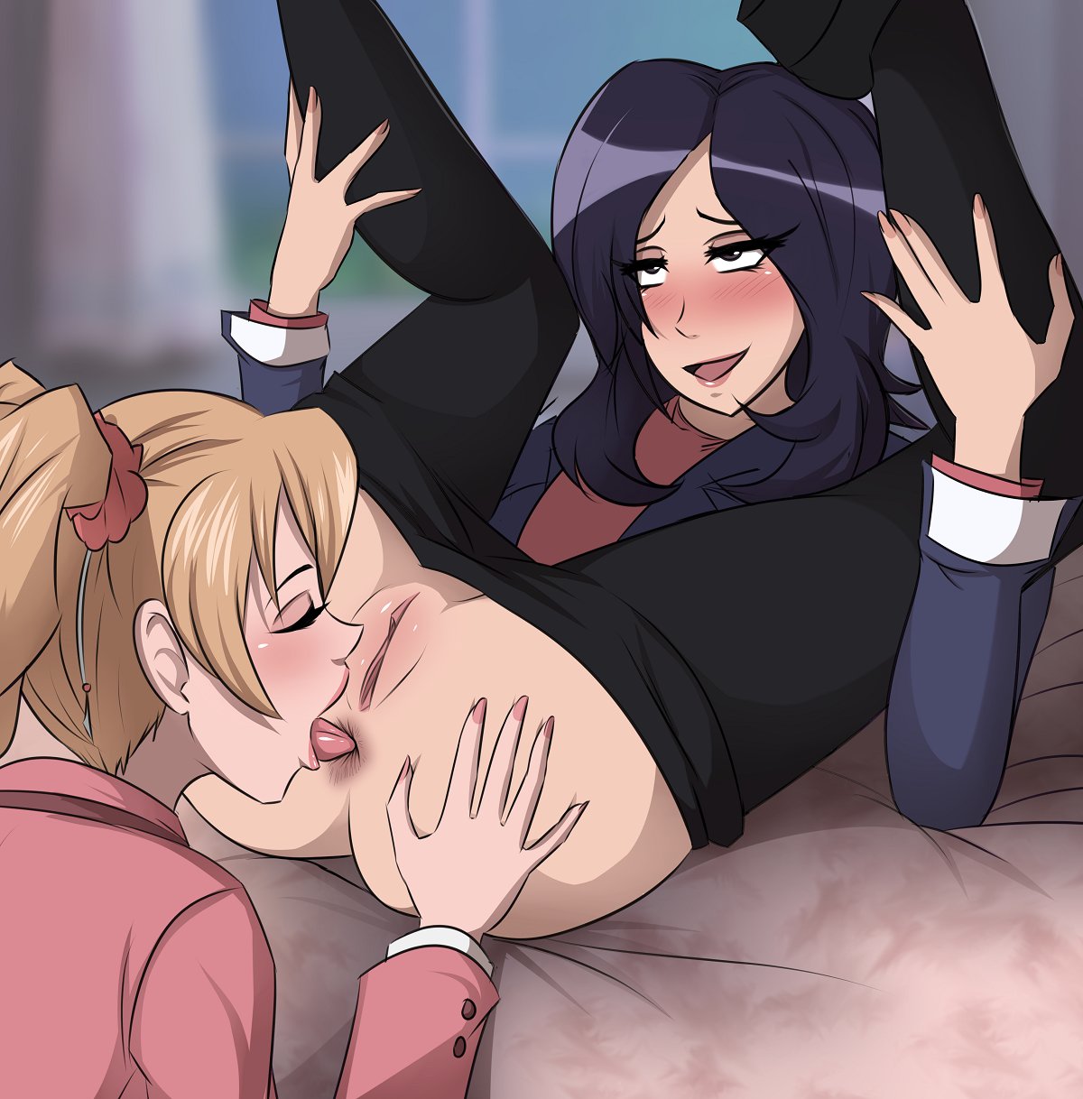 22 Love-chan enjoying Setsuna ass - Fresh Precure.jpg