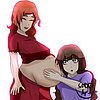 52 Kirara listening to her daughter inside - Go Princess by SadoArt.jpg