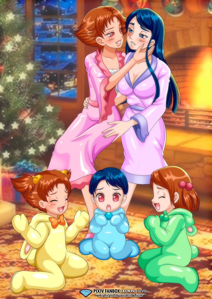 06 Rin and Karen - Christmas Family Bliss - Precure 5 GoGo.jpg