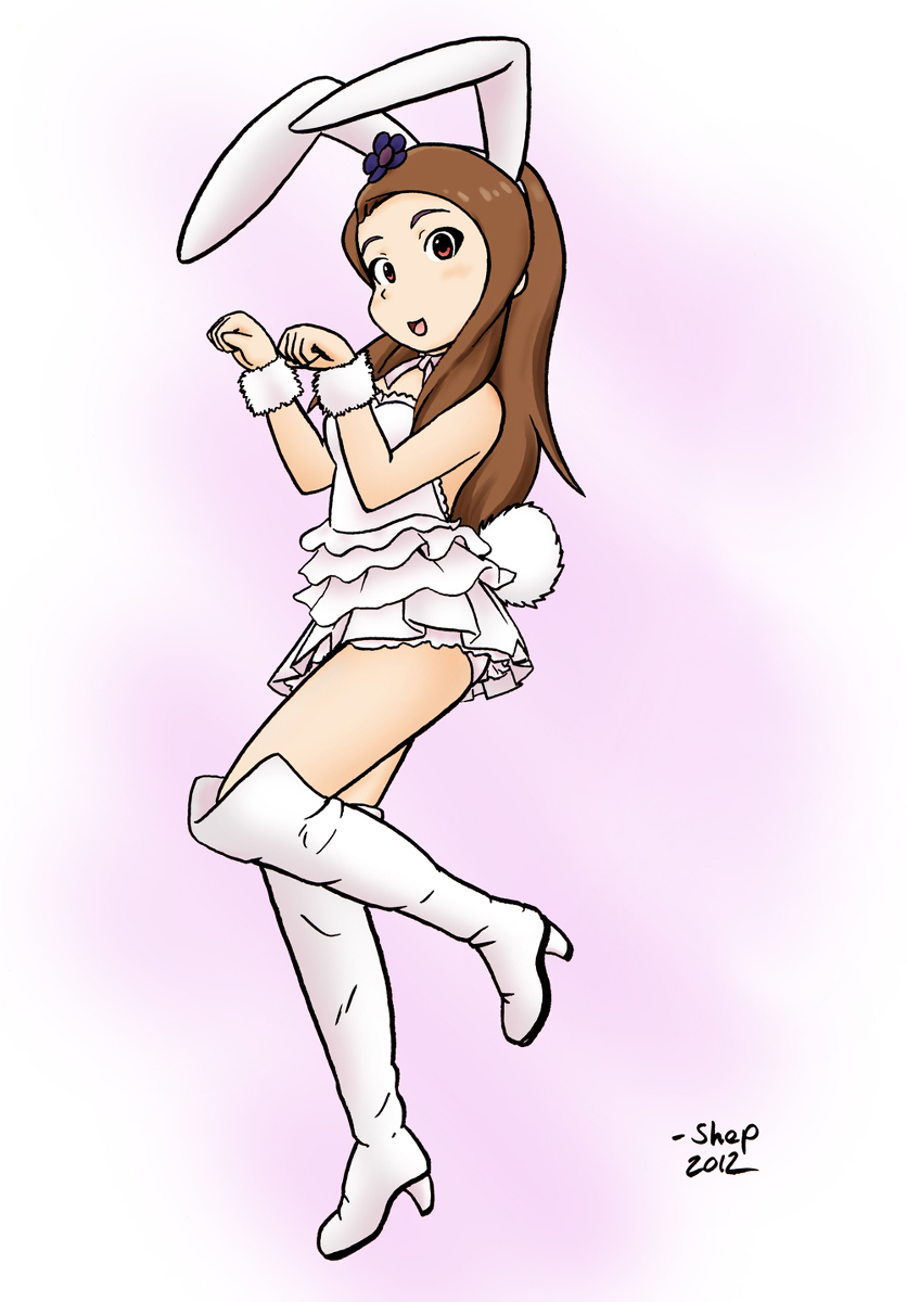 08 - Iori Minase in Bunny form - Idolmaster.jpg
