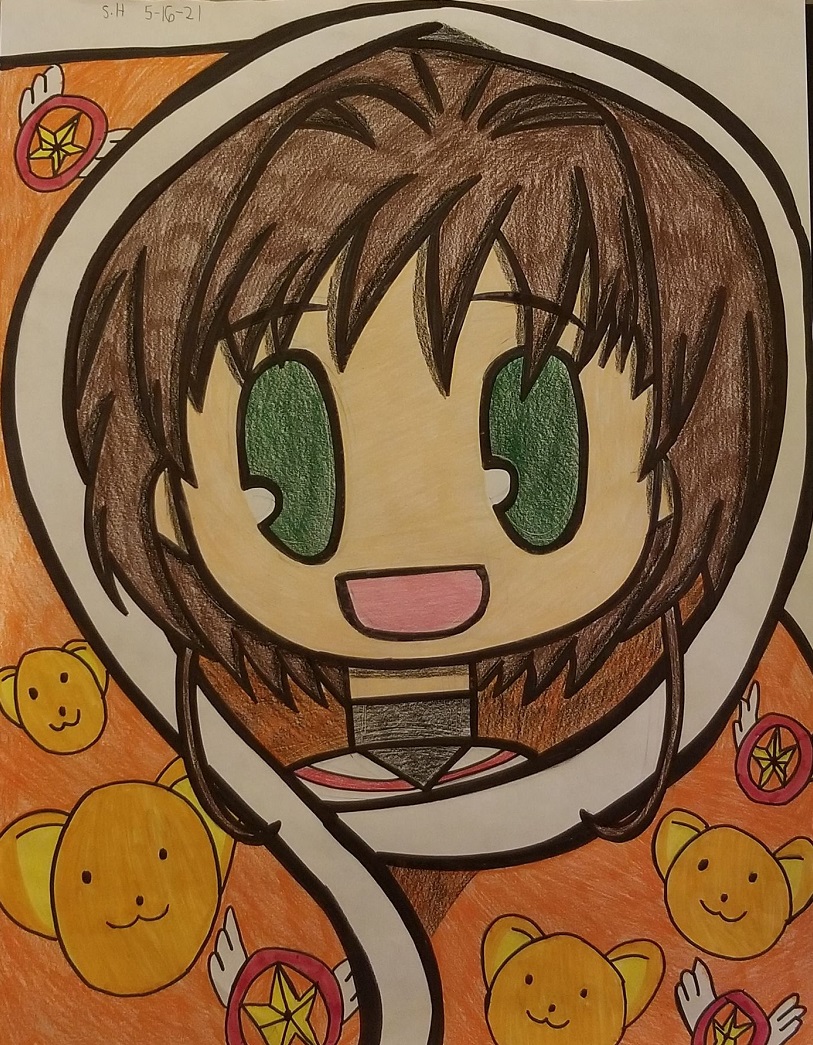 19 Kawaii Sakura-chan in blanket - Card Captor Sakura - S H.jpg