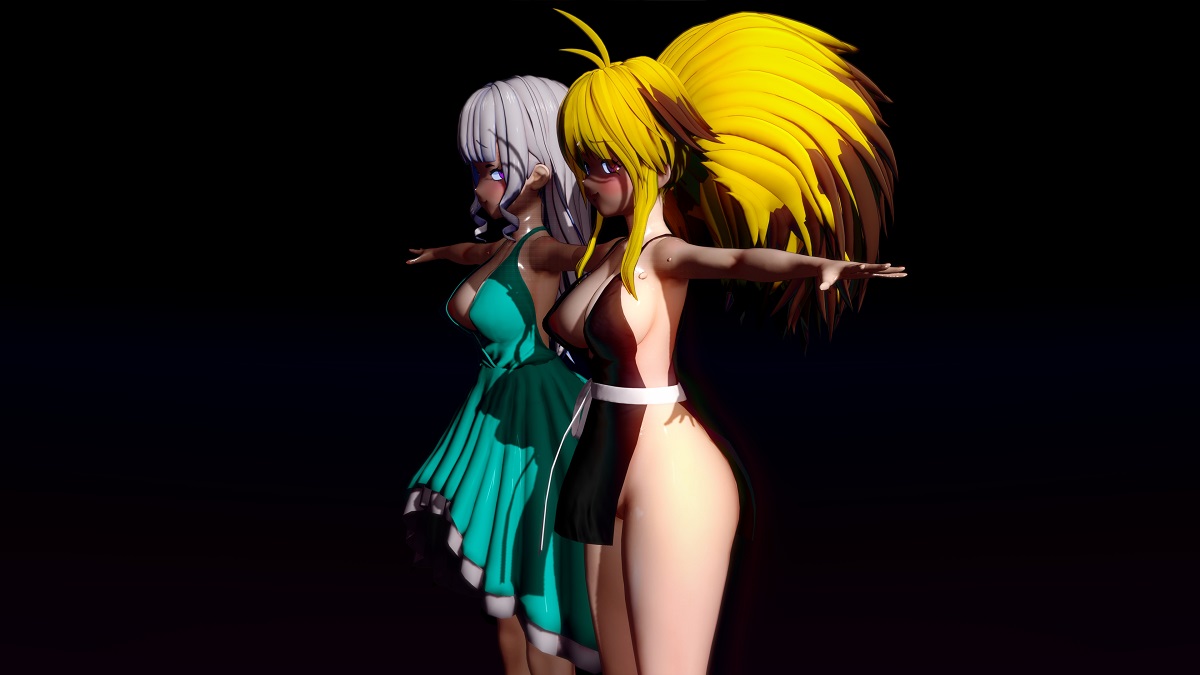 38 - Shiho and Xiaomu - Planning Pics for Video - by Sofo.jpg